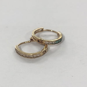 ARRACADAS PAR ORO 14 K 1,00 GRMS (SEMINUEVO)