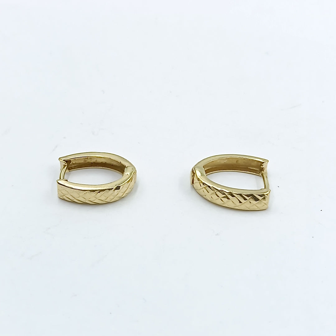 ARETES PAR ORO 14 K 1.1 GRMS (SEMINUEVO)