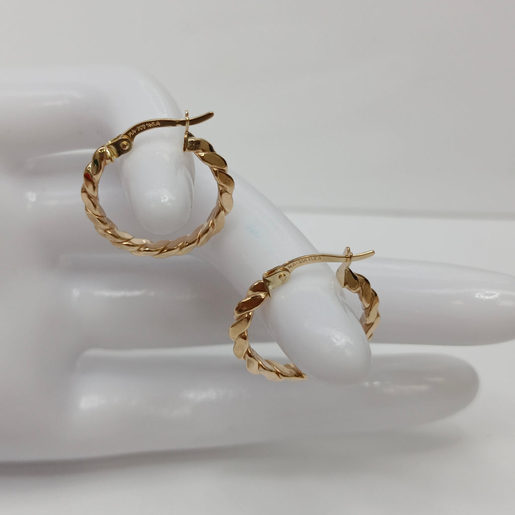 ARRACADAS ORO 14K 1.5 (NUEVO)