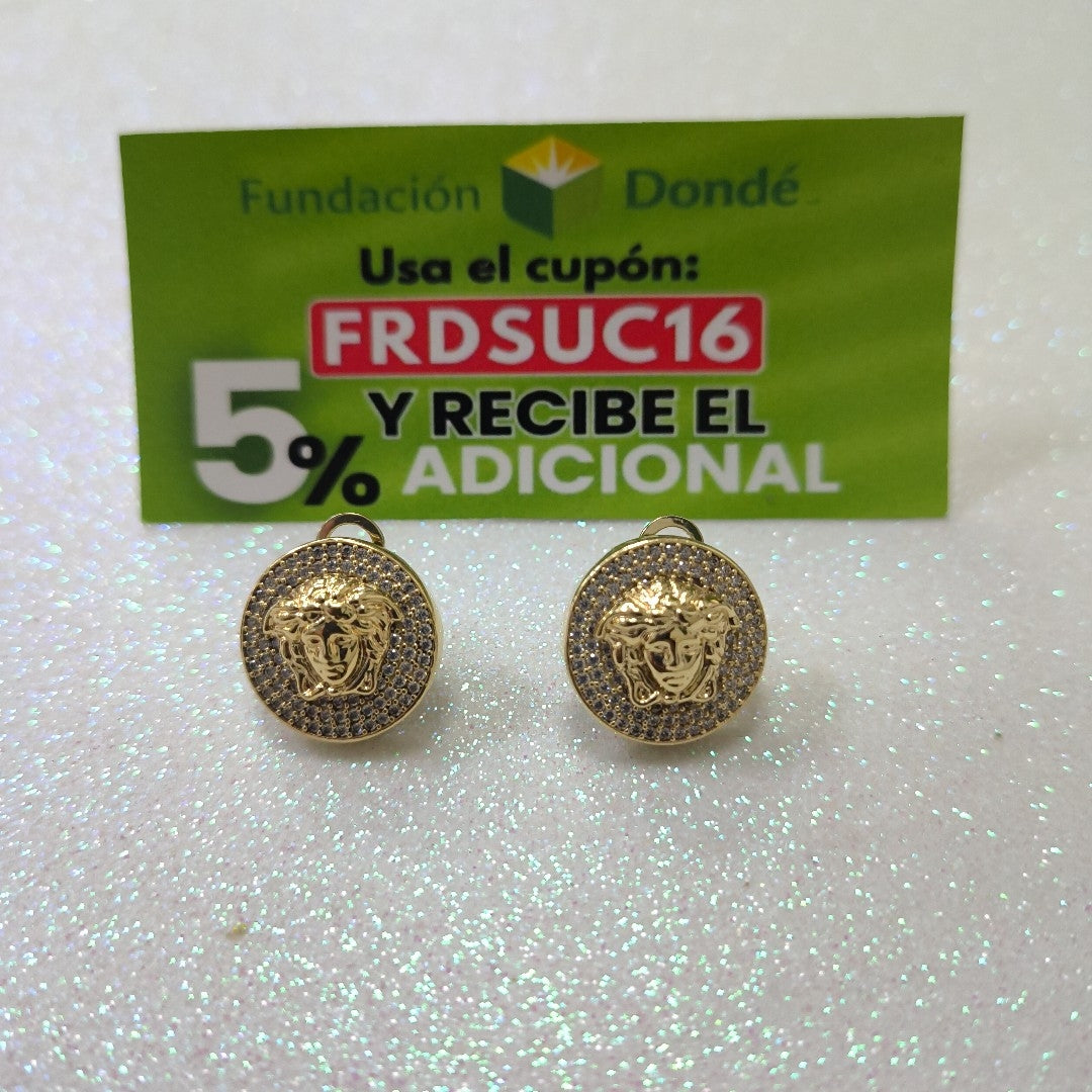 ARETES PAR ORO 14 K 7.3 GRMS (SEMINUEVO)