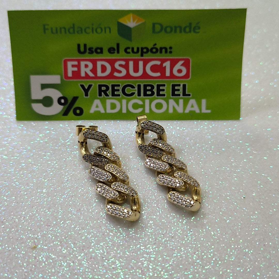 ARETES PAR ORO 10 K 6.8 GRMS (SEMINUEVO)