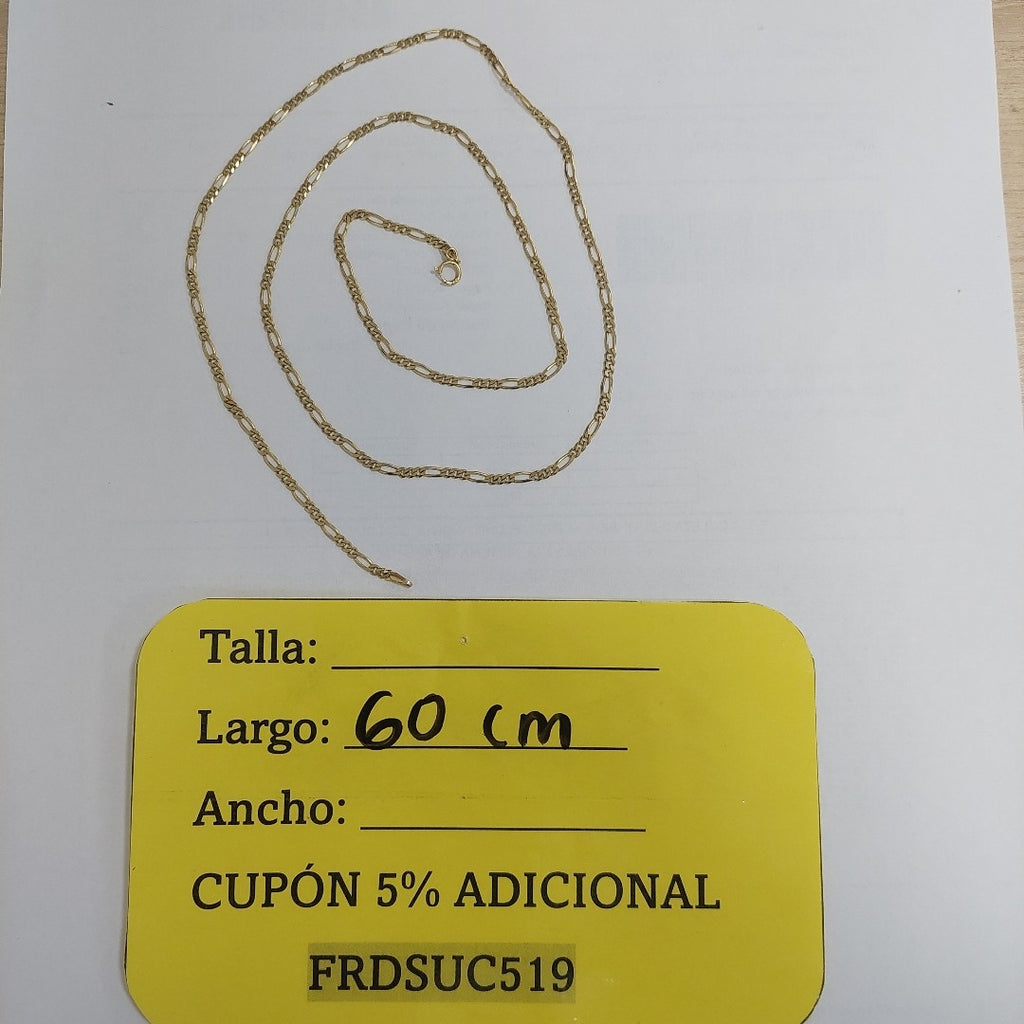 CADENA ORO 14 K 5.3 GRMS (SEMINUEVO)