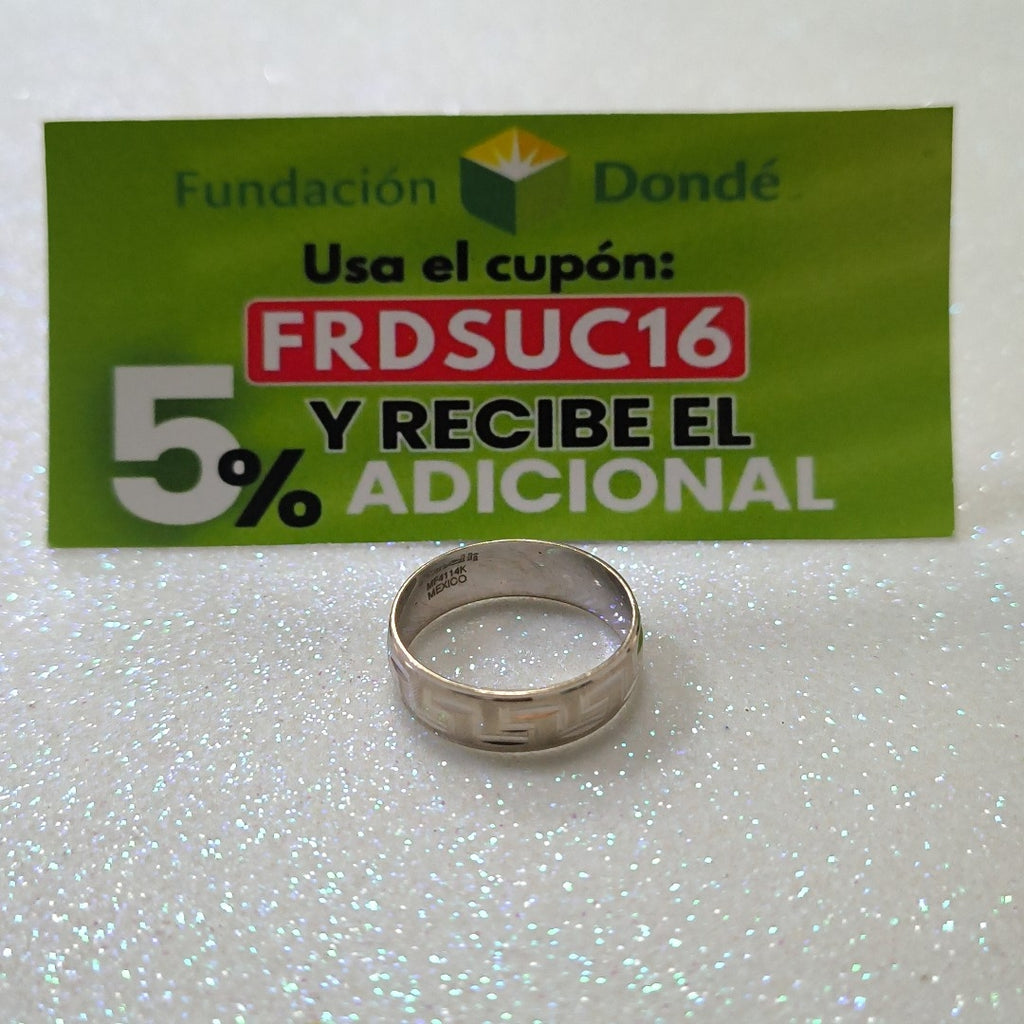 ARGOLLA ORO 14 K 2.3 GRMS (SEMINUEVO)
