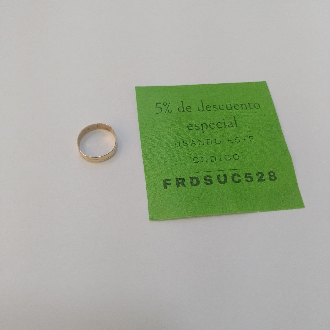 ARGOLLA ORO 8 K 1.5 GRMS (SEMINUEVO)