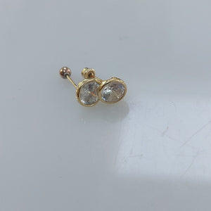 BROQUELES PAR ORO 10 K 0,80 GRMS (SEMINUEVO)