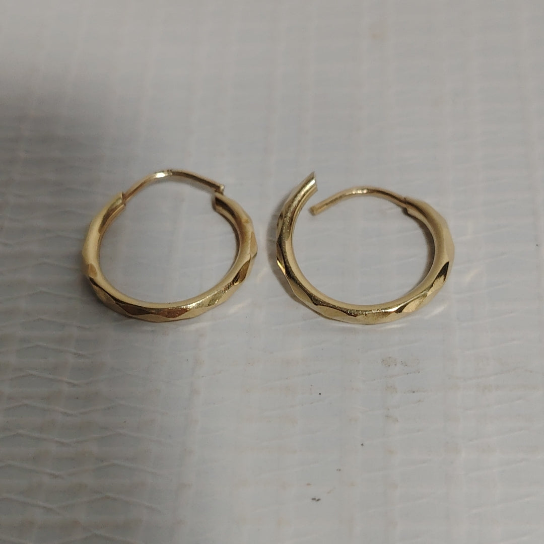 ARRACADAS PAR ORO 14 K 1 GRMS (SEMINUEVO)