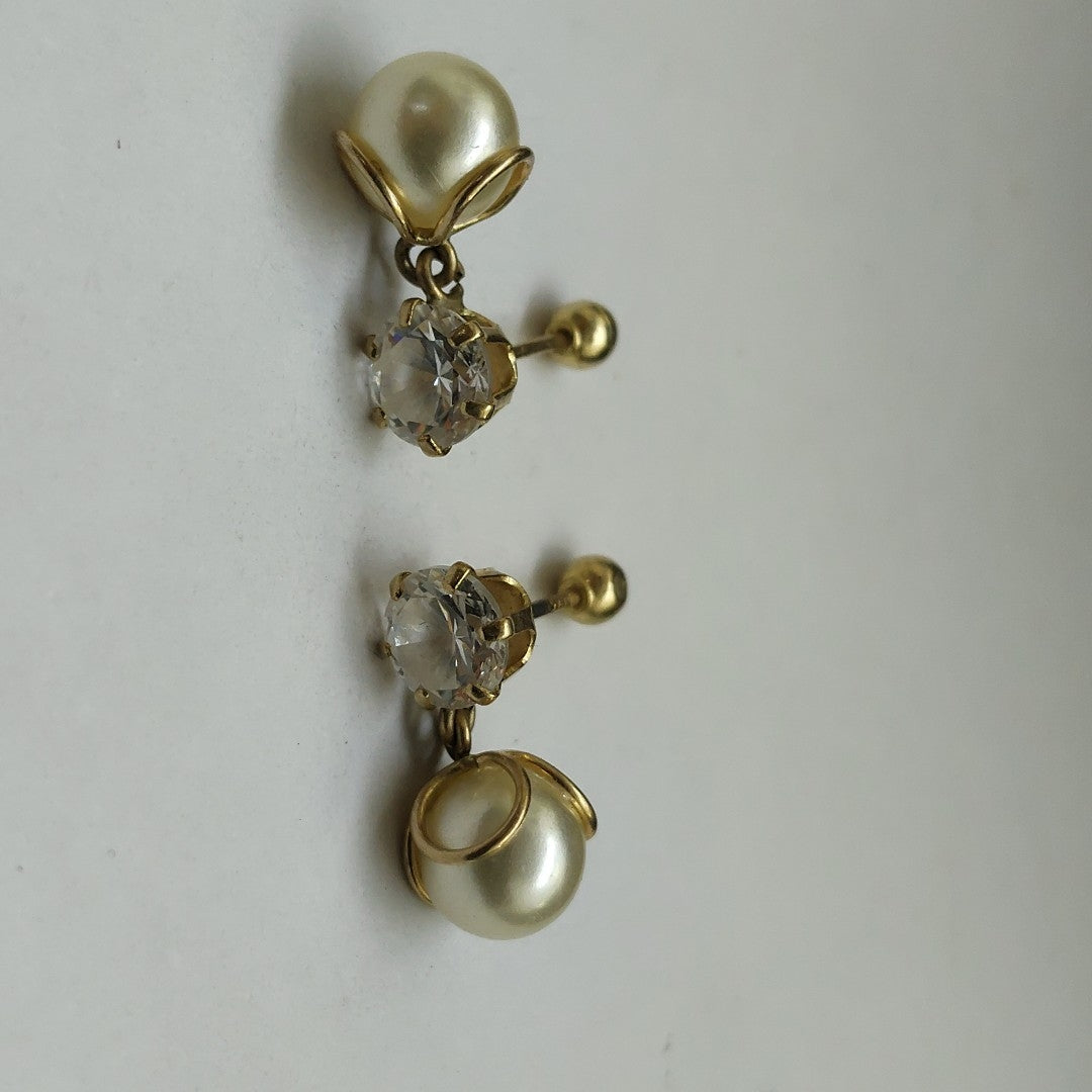 ARETES PAR ORO 10 K 1.2 GRMS (SEMINUEVO)