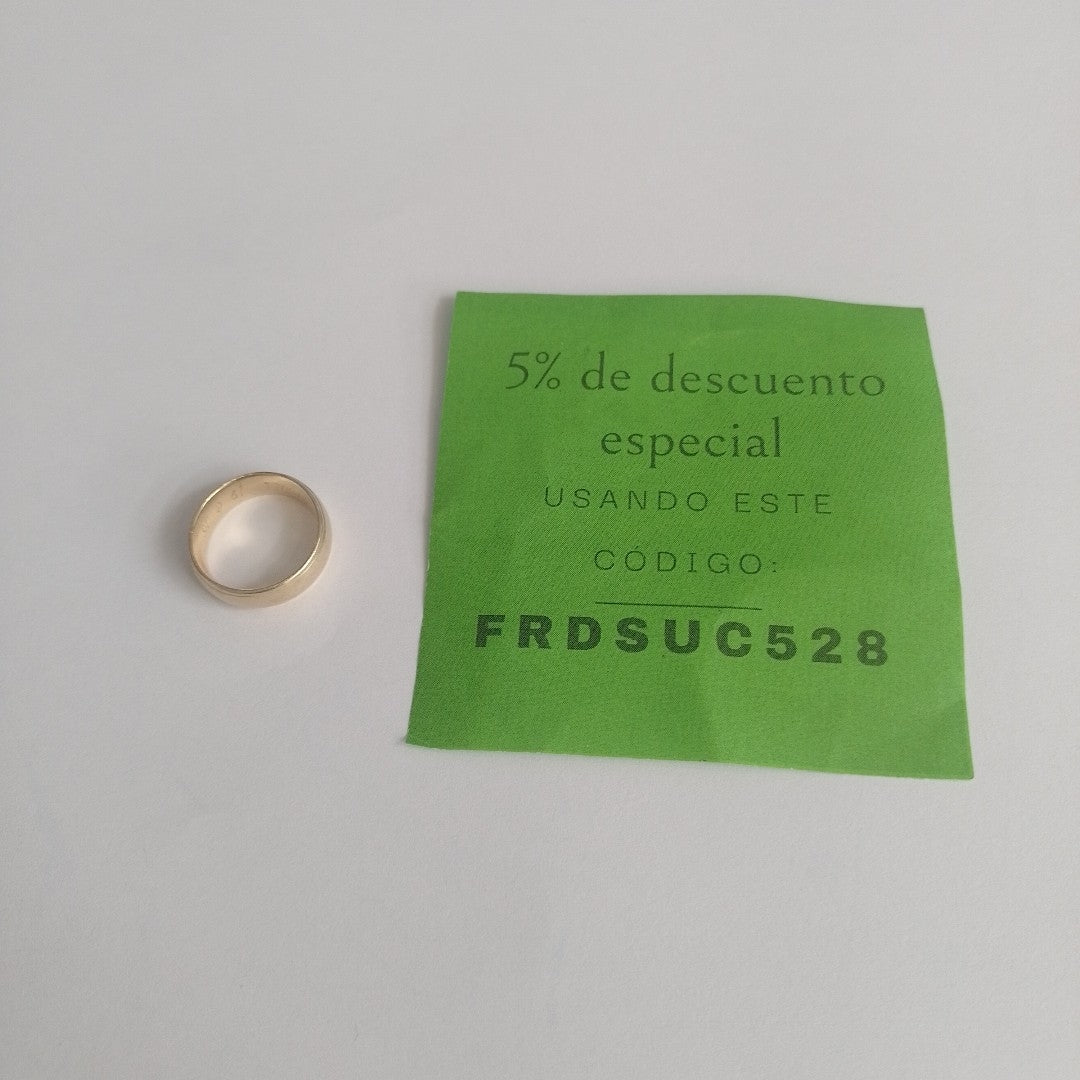 ARGOLLA ORO 14 K 3.4 GRMS (SEMINUEVO)