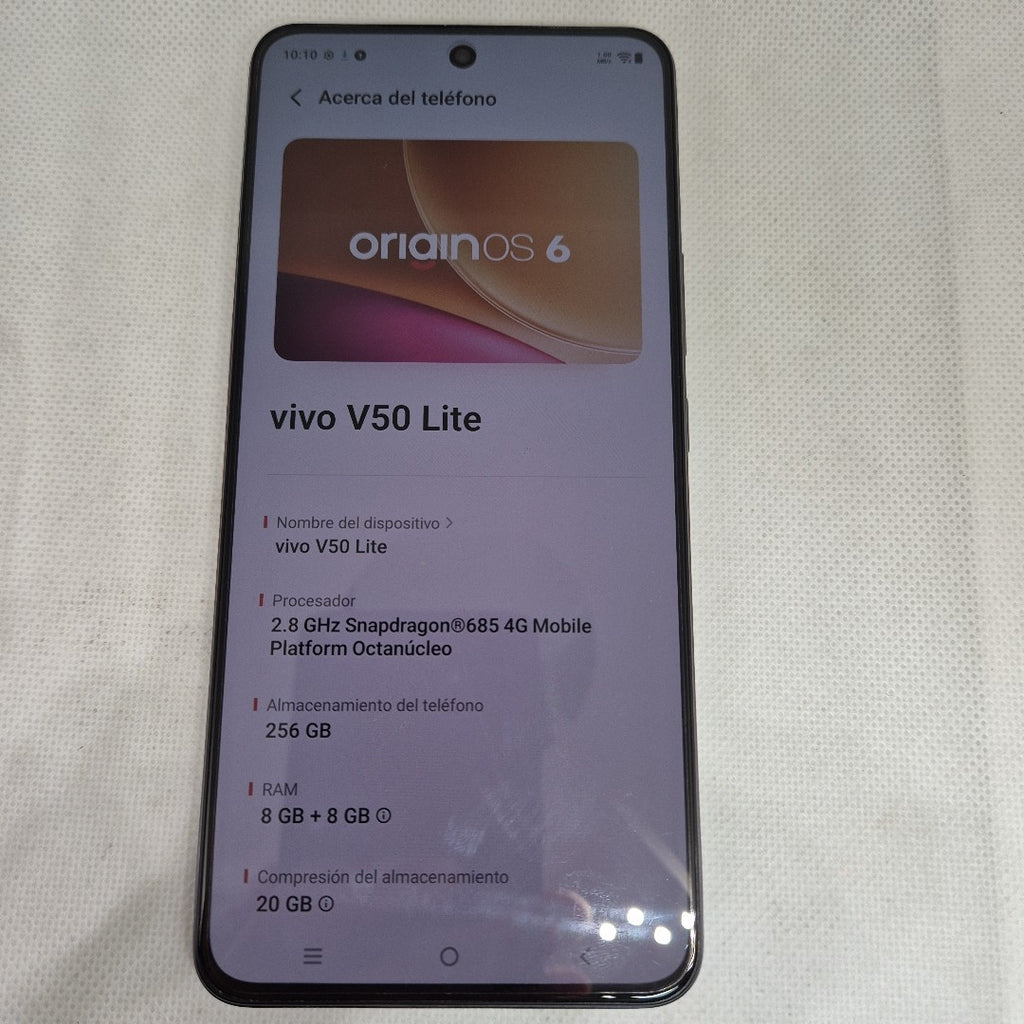 CELULAR VIVO V50 LITE V2441 (2025) 256 GB 8 GB RAM (SEMINUEVO)