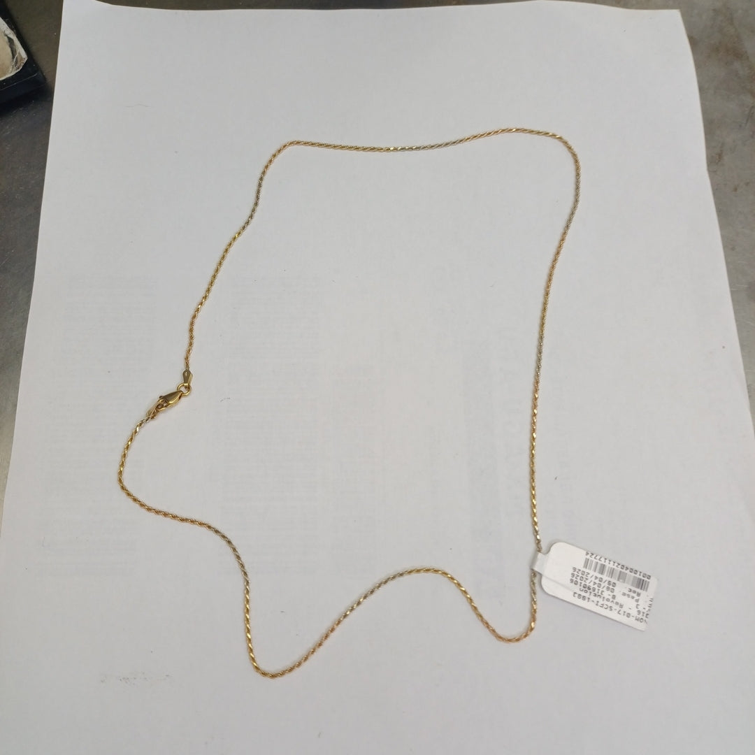 CADENA ORO, ORO COMBINADO 14 K 5.2 GRMS (SEMINUEVO)