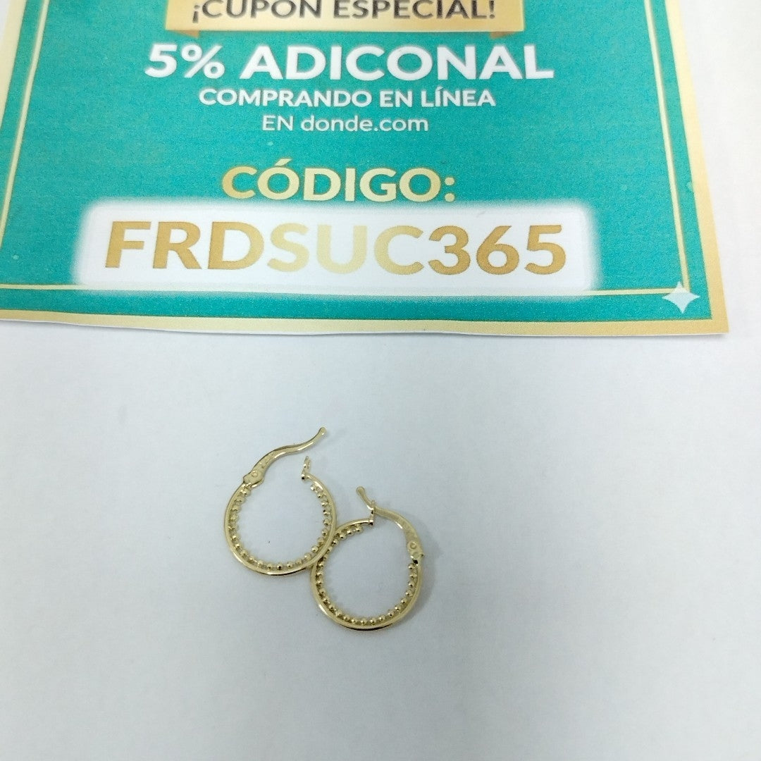 ARRACADAS ORO 14K 1.7 (NUEVO)