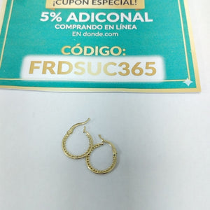 ARRACADAS ORO 14K 1.7 (NUEVO)