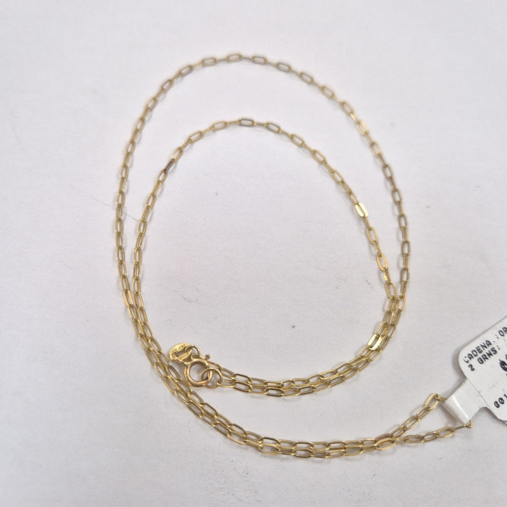 CADENA ORO 14 K 2.2 GRMS (SEMINUEVO)