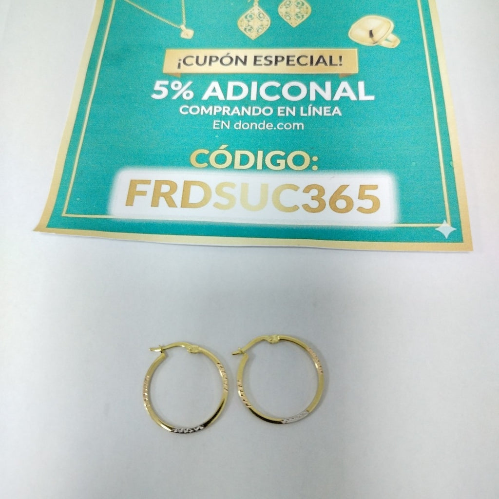 ARRACADAS ORO 14K 1.4 (NUEVO)
