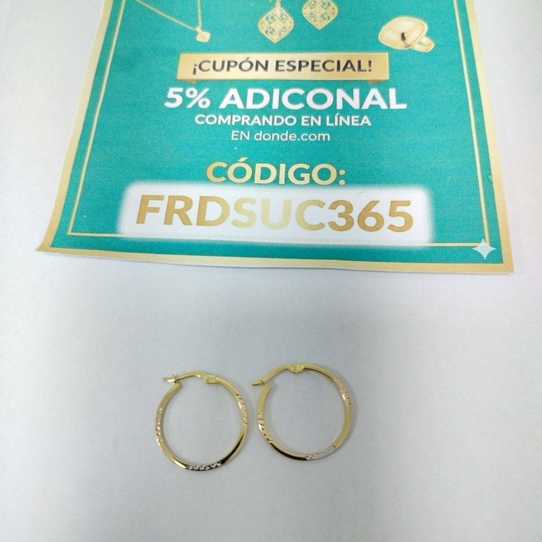 ARRACADAS ORO 14K 1.4 (NUEVO)