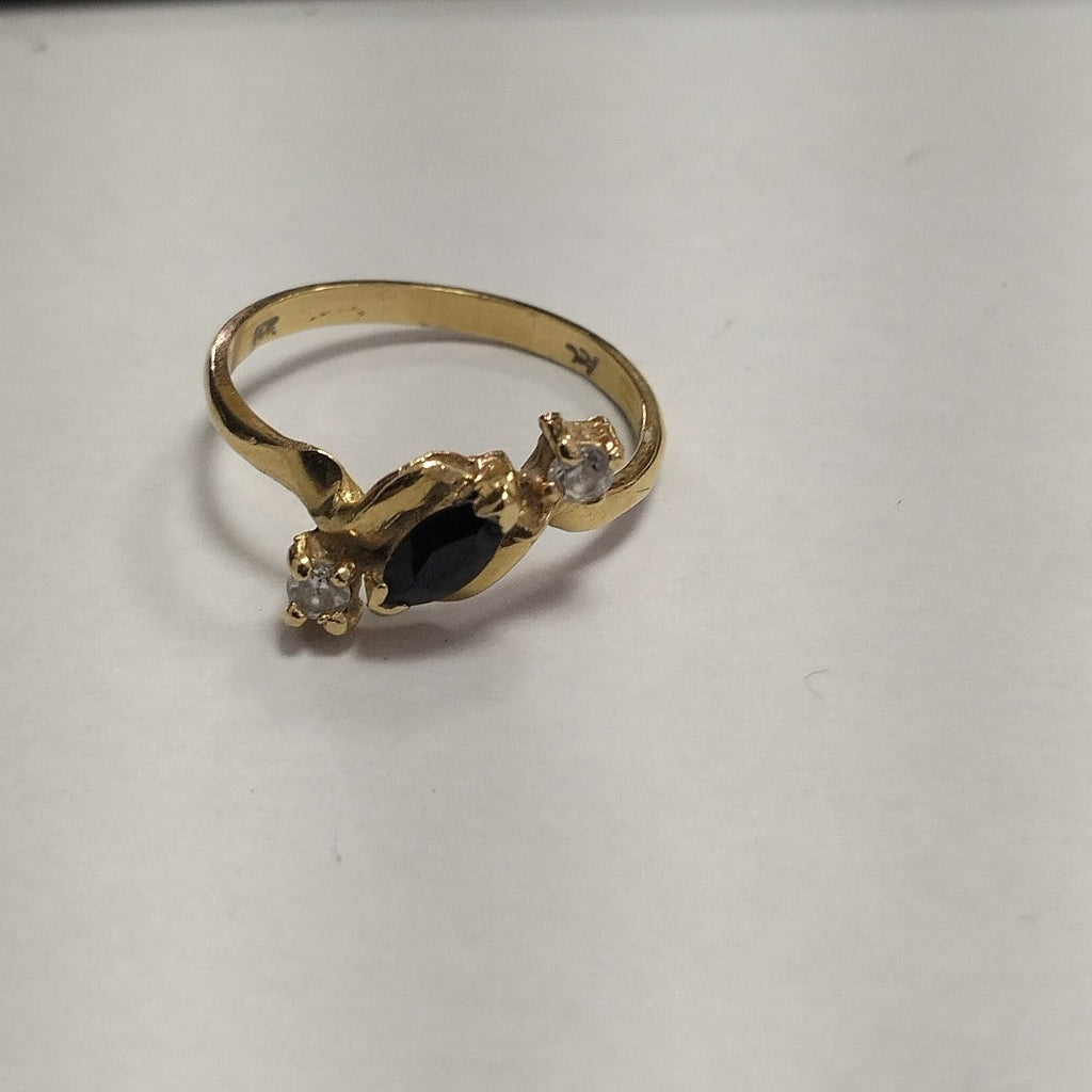 ANILLITO, SOLITARIO ORO 14 K 2.3 GRMS (SEMINUEVO)