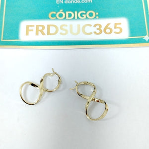 ARRACADAS ORO 14K 2.7 (NUEVO)