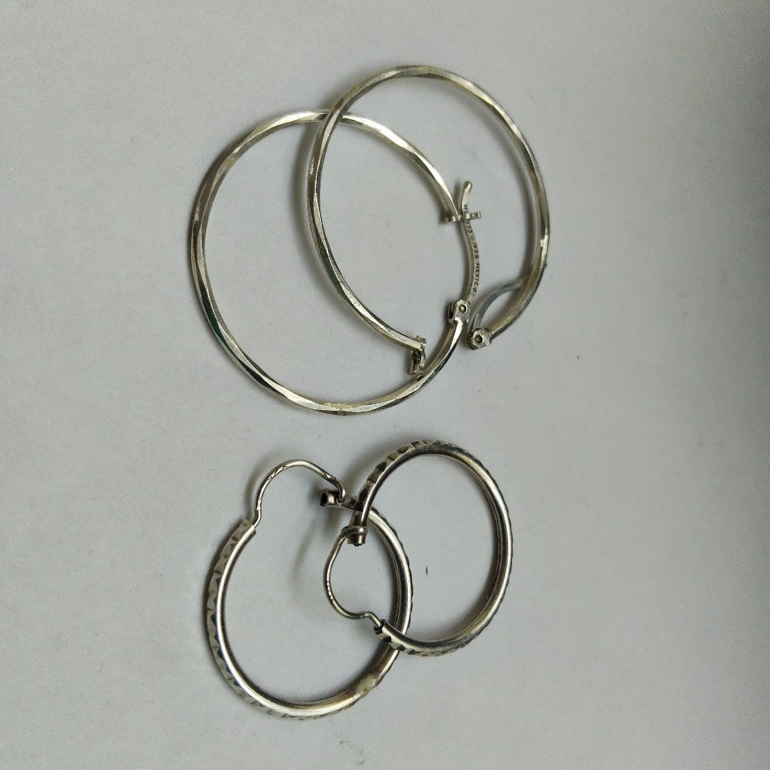 ARRACADAS PAR PLATA 3.8 GRMS (SEMINUEVO)