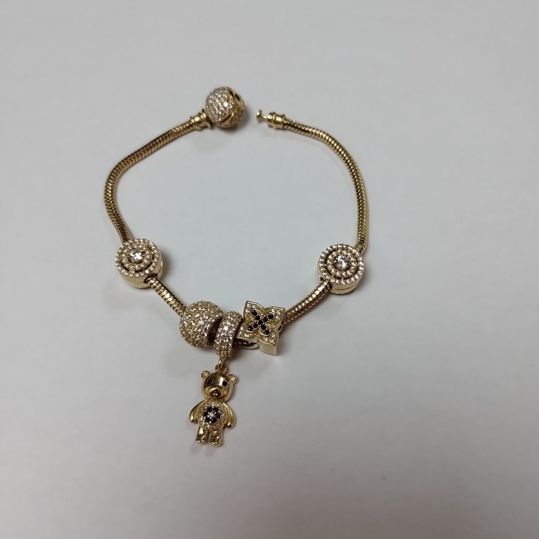 PULSERA CHARM ORO 14K 16.7 (NUEVO)