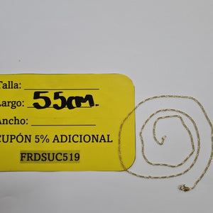 CADENA ORO 14 K 3 GRMS (SEMINUEVO)