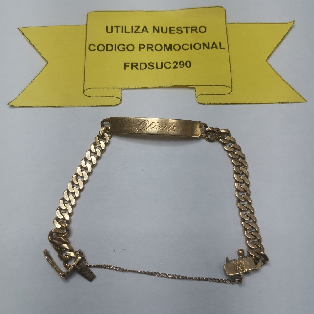 ESCLAVA ORO 18 K 14.8 GRMS (SEMINUEVO)