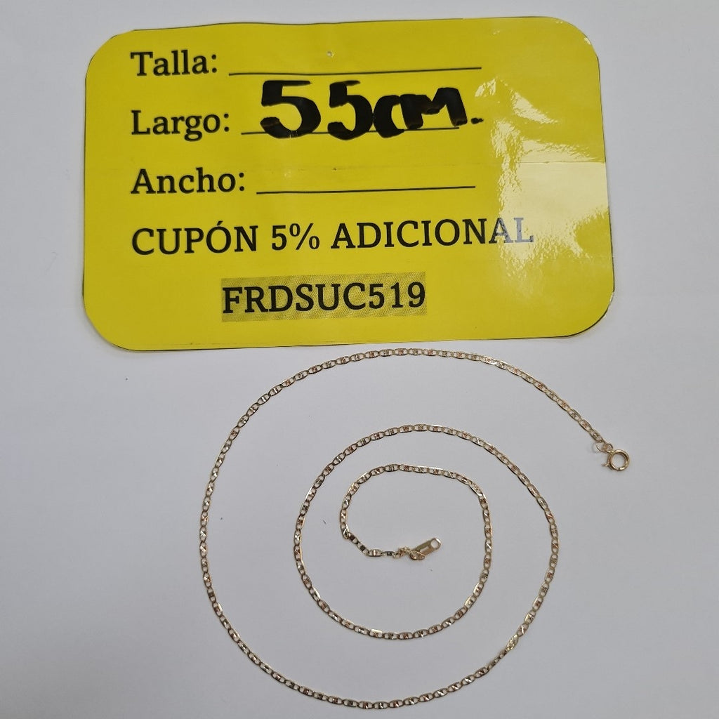 CADENA ORO 14 K 2.4 GRMS (SEMINUEVO)