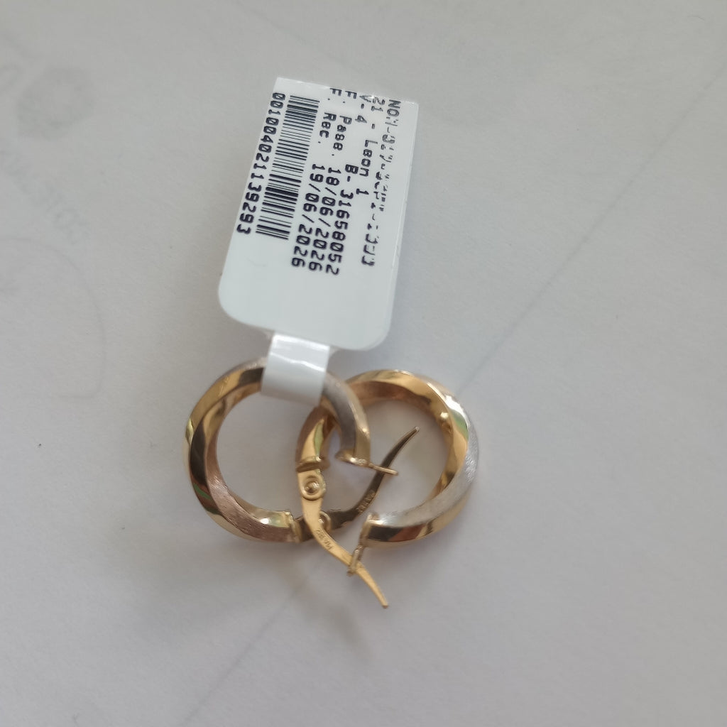 ARRACADAS PAR ORO 10 K 1.1 GRMS (SEMINUEVO)