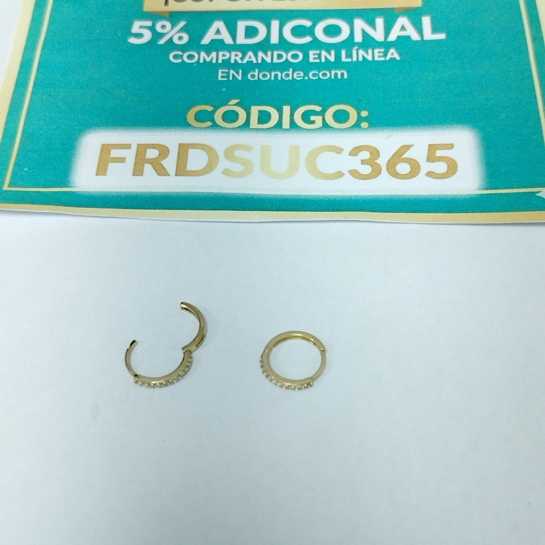 HUGGIES ORO 14K 1.1 (NUEVO)