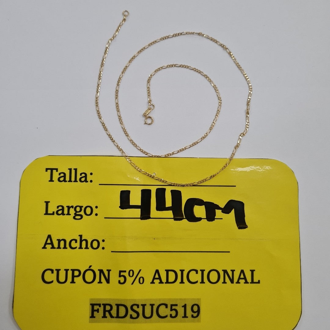 CADENA ORO 14 K 1,90 GRMS (SEMINUEVO)