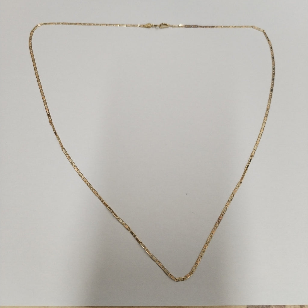 CADENA ORO, ORO COMBINADO 14 K 3.7 GRMS (SEMINUEVO)