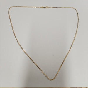 CADENA ORO, ORO COMBINADO 14 K 3.7 GRMS (SEMINUEVO)