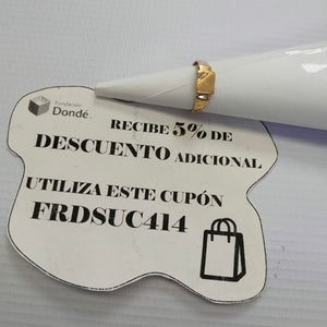 ANILLO ORO 14 K 3,90 GRMS (SEMINUEVO)