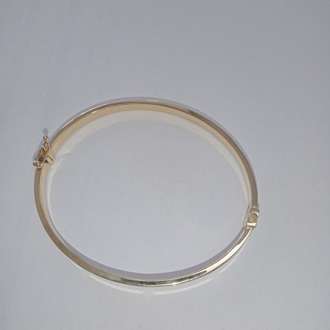 PULSERA RIGIDA ORO 14 K 4.5 GRMS (SEMINUEVO)