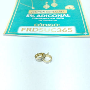 ARRACADAS ORO 14K 1.5 (NUEVO)