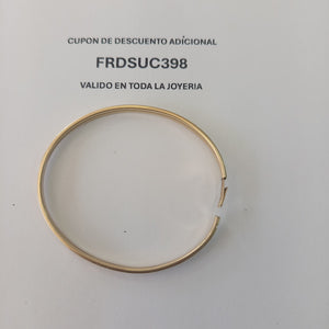 PULSERA RIGIDA ORO 10 K 4.8 GRMS (SEMINUEVO)