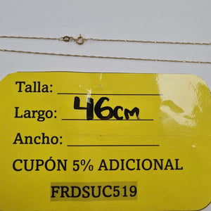 CADENA ORO 14 K 1 GRMS (SEMINUEVO)