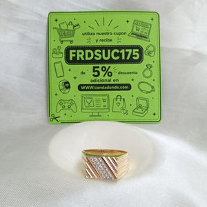 ANILLOS CABALLERO ORO 14K 7 (NUEVO)