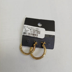 ARRACADAS PAR ORO 14 K 2.4 GRMS (SEMINUEVO)