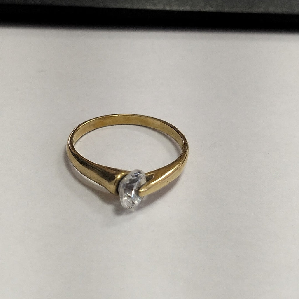 ANILLITO, SOLITARIO ORO 14 K 1.9 GRMS (SEMINUEVO)