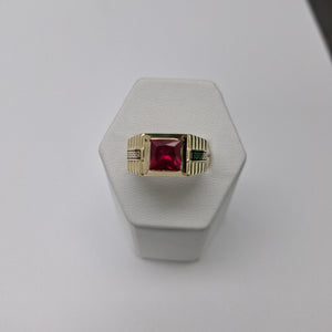 ANILLOS CABALLERO ORO 14K 5.6 (NUEVO)