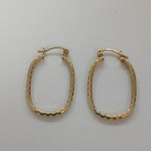 ARRACADAS PAR ORO 10 K 1.9 GRMS (SEMINUEVO)