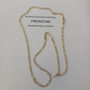 CADENA ORO, RODIADO 14 K 8.1 GRMS (SEMINUEVO)