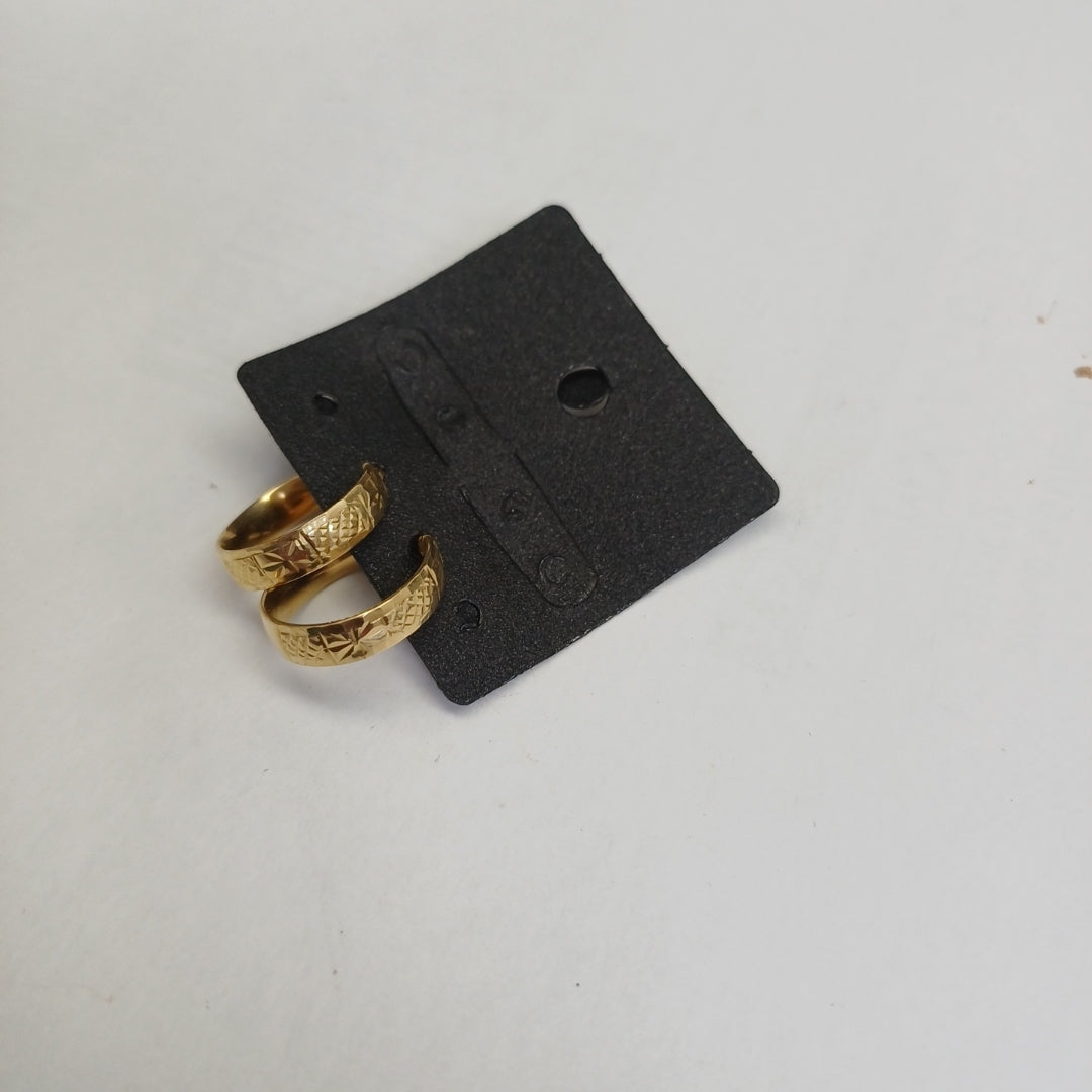 ARRACADAS PAR ORO 14 K 1.8 GRMS (SEMINUEVO)