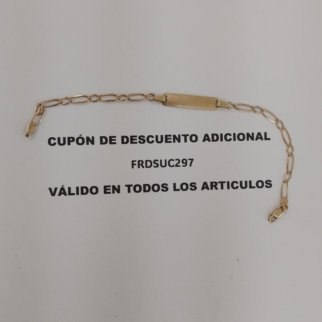 ESCLAVA ORO 10 K 2.8 GRMS (SEMINUEVO)