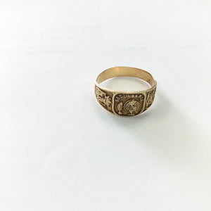 ANILLO DE GRADUACIÓN ORO 10 K 1.5 GRMS (SEMINUEVO)