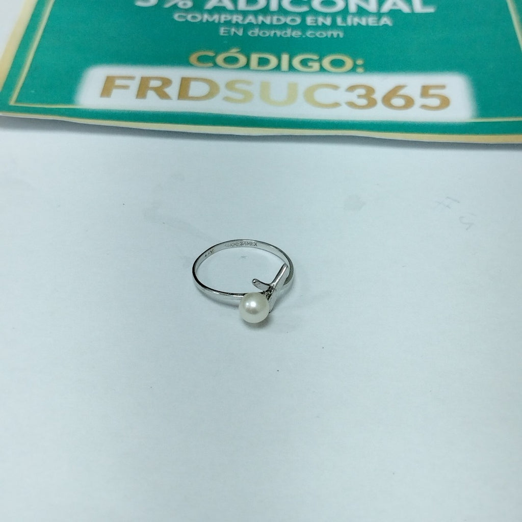 ANILLITO ORO,ORO BLANCO 14 K 1,20 GRMS (SEMINUEVO)
