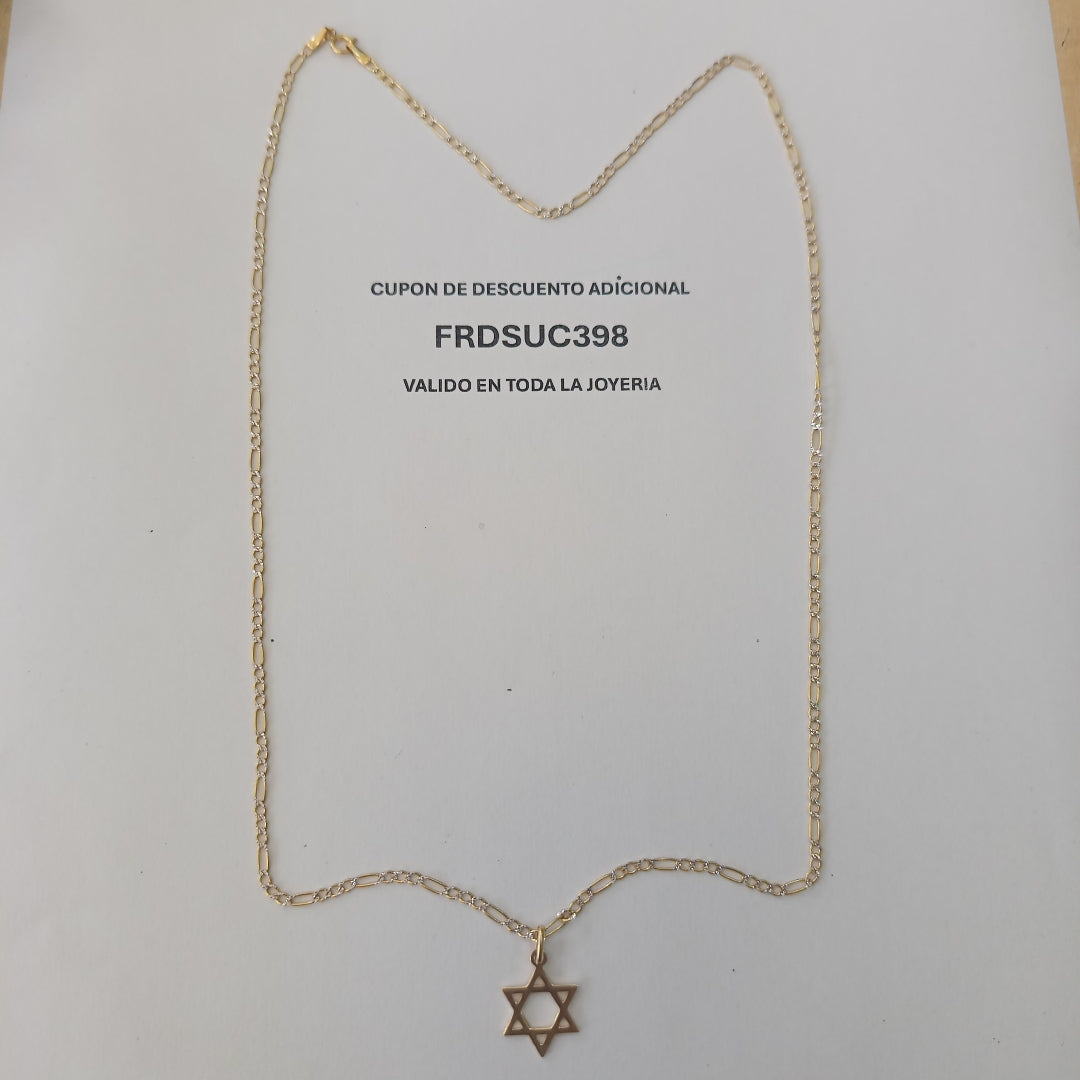 CADENA, DIJE ORO 14 K 4.1 GRMS (SEMINUEVO)