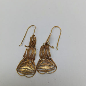 ARETES PAR ORO 10 K 3.3 GRMS (SEMINUEVO)