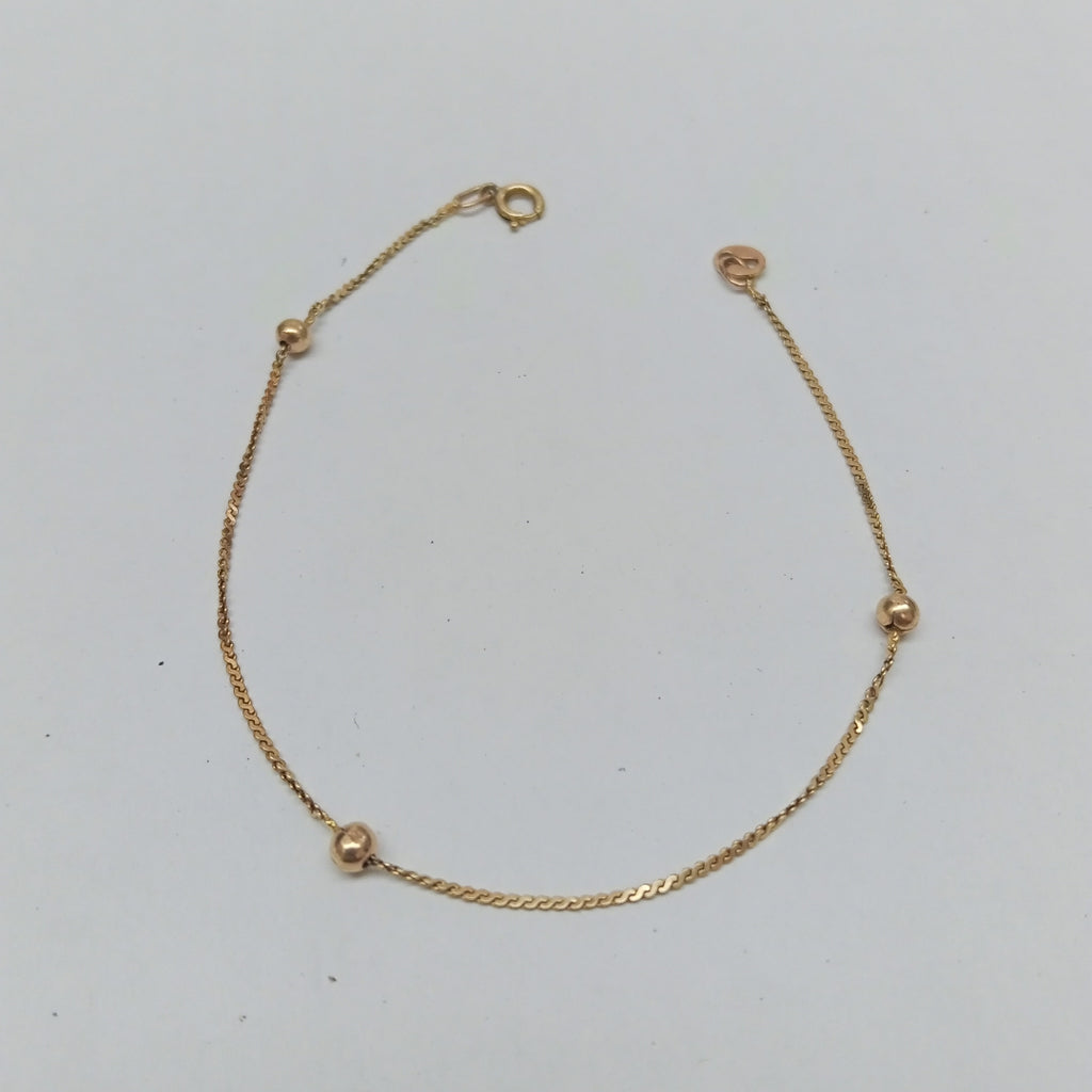 PULSERA ORO 14 K 1.2 GRMS (SEMINUEVO)