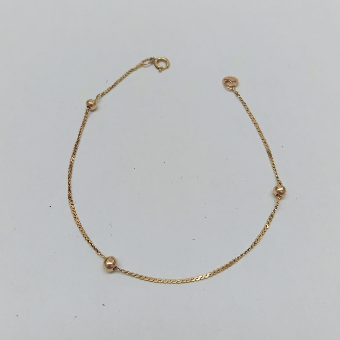 PULSERA ORO 14 K 1.2 GRMS (SEMINUEVO)